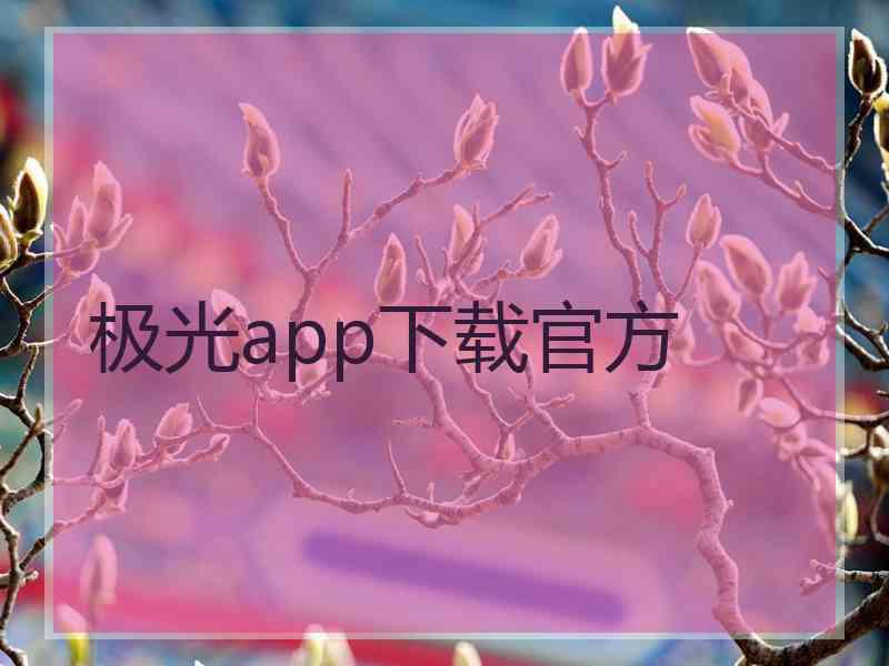 极光app下载官方