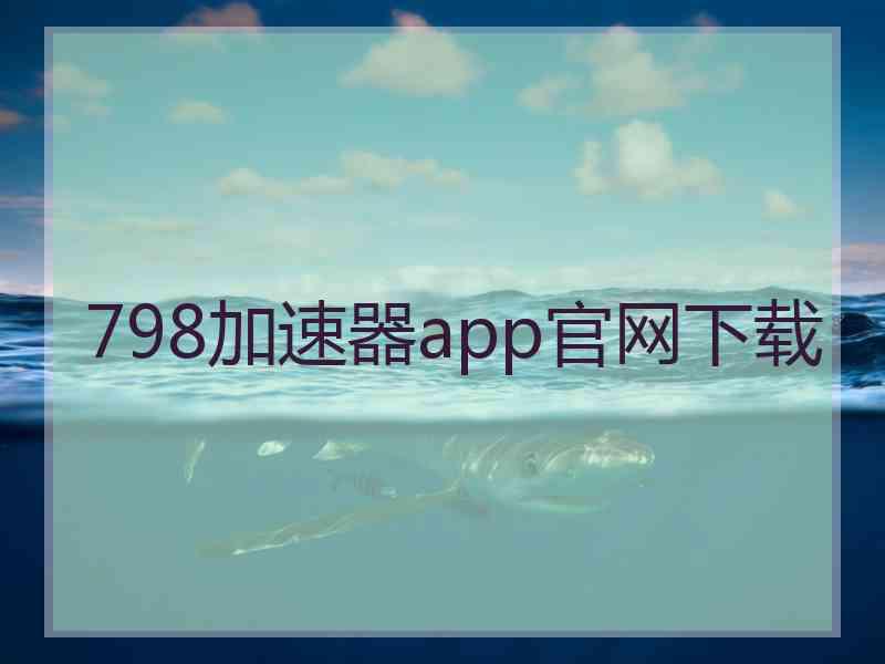 798加速器app官网下载