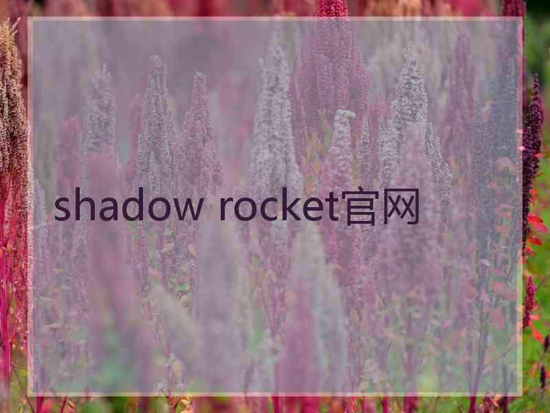 shadow rocket官网