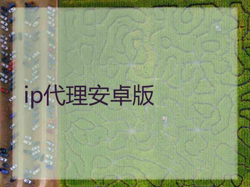 ip代理安卓版